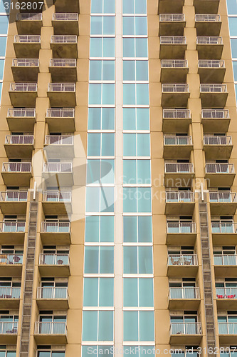 Image of balconies array on an apartment building