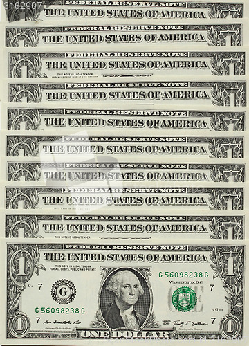 Image of Dollar notes 1 Dollar