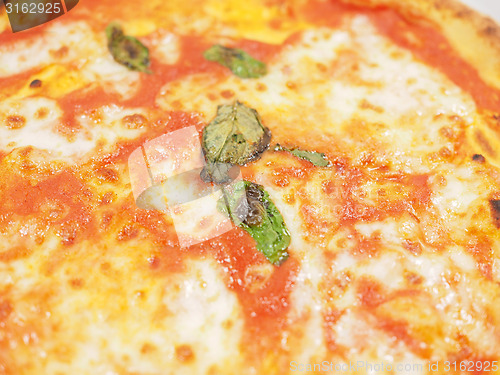 Image of Margherita pizza background