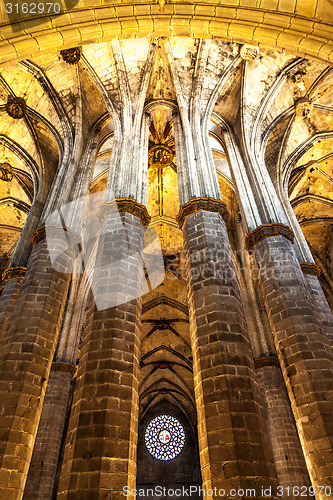 Image of Gothic church interior