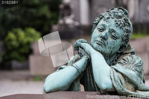 Image of Old Cemetery statue