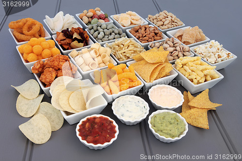 Image of Savoury Snack and Dip Selection