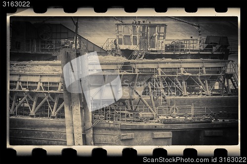 Image of Ships moored at a shipyard