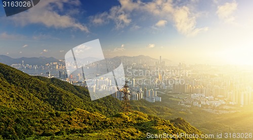 Image of hong kong sunrise