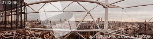 Image of Paris. View of the city roofs.