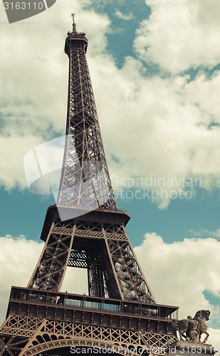 Image of Eiffel Tower in Paris, France.