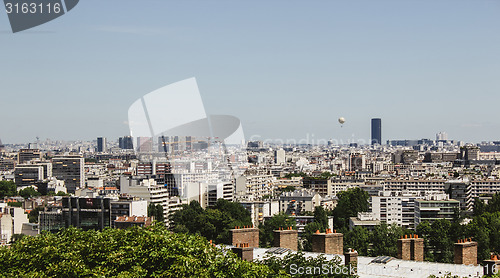 Image of View of Paris from above