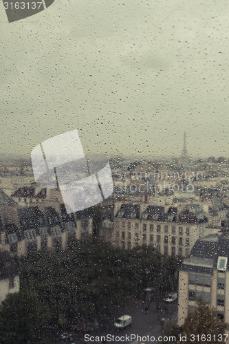 Image of Paris. View of the city roofs.