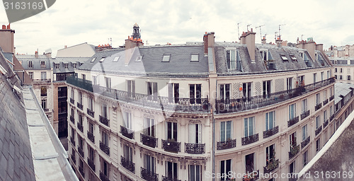 Image of Paris. View of the city roofs.