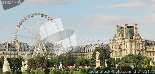 Image of France, Paris - June 17, 2011: Jardin de Tuileries