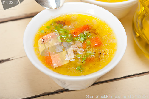 Image of Syrian barley broth soup Aleppo style