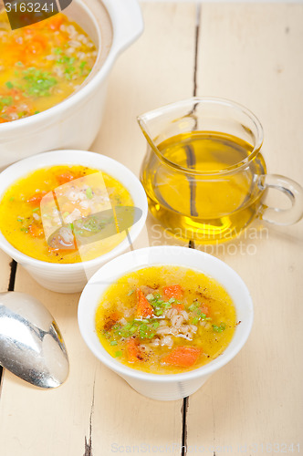 Image of Syrian barley broth soup Aleppo style