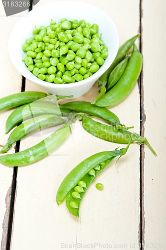 Image of hearthy fresh green peas 