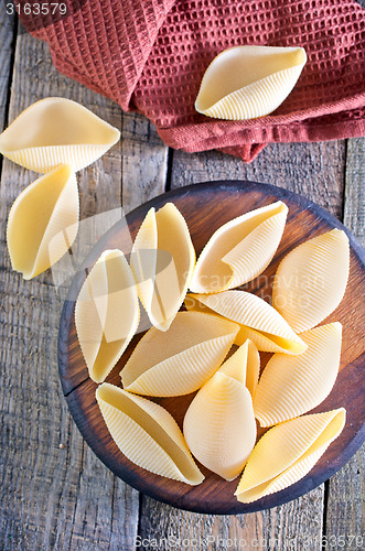 Image of raw pasta