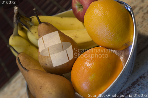 Image of fruit bowl with fruits