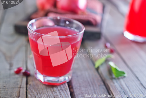 Image of pomegranate juice