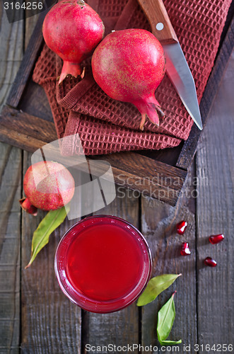 Image of pomegranate juice