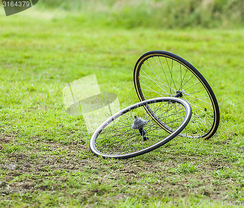 Image of Pair of Cycling Wheels