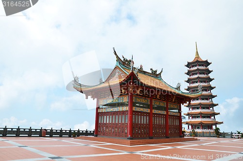 Image of Chinese temple in Genting highland