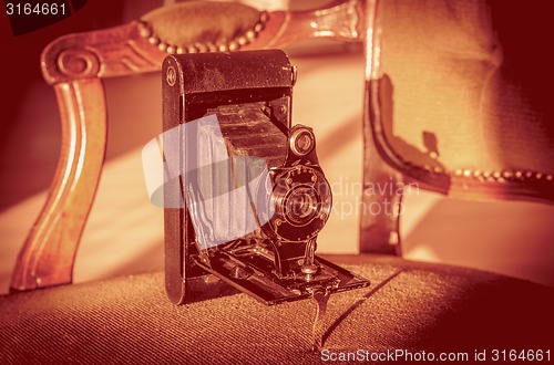 Image of Antique folding camera