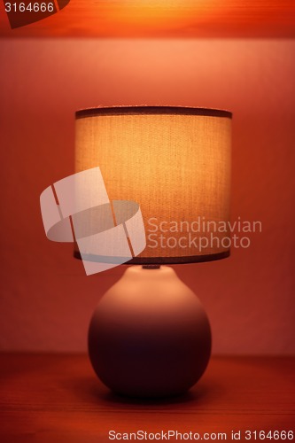 Image of Lamp on a shelf