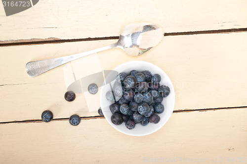 Image of fresh blueberry bowl