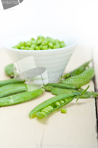 Image of hearthy fresh green peas 