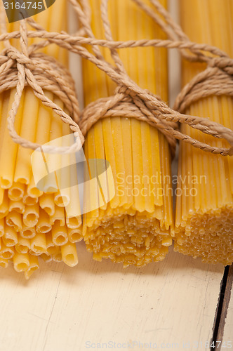 Image of bunch of Italian pasta type