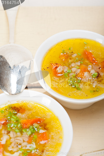 Image of Syrian barley broth soup Aleppo style