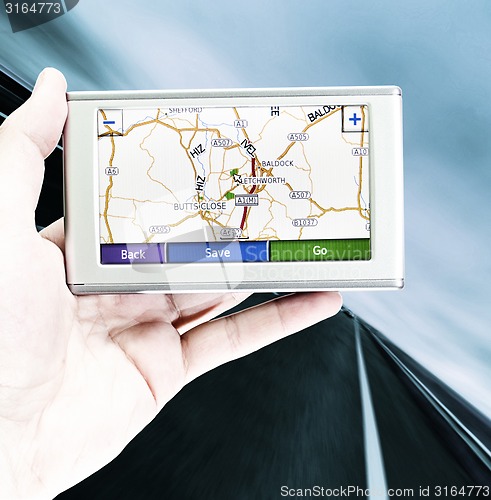 Image of GPS screen