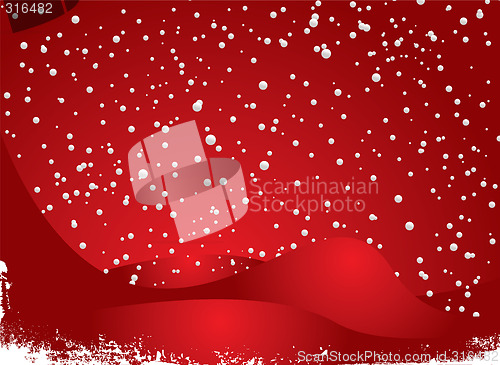 Image of red flurry