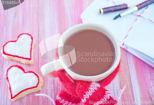 Image of cookies and cocoa drink