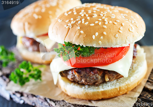 Image of cheeseburgers