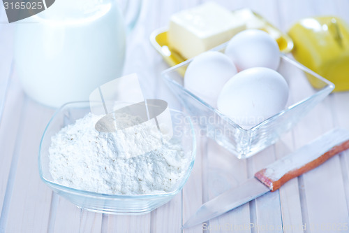 Image of ingredients for dough