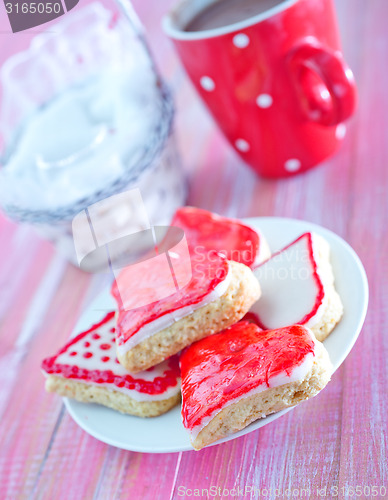 Image of cookies and cocoa drink