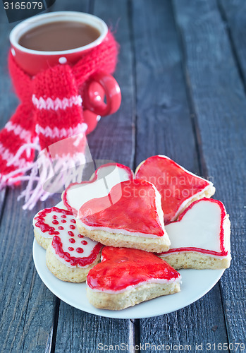 Image of cookies and cocoa in cup