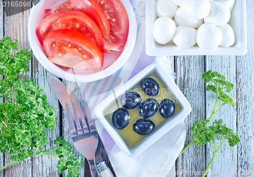 Image of ingredients for salad