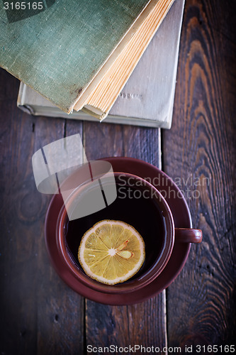 Image of tea with lemon