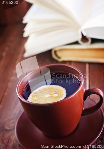 Image of tea with lemon