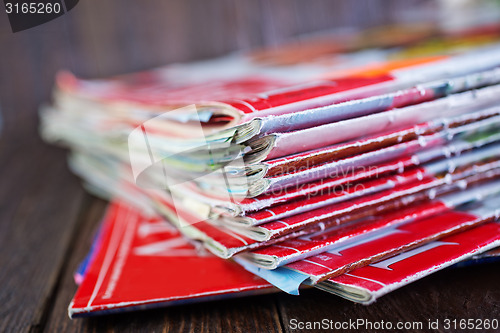 Image of stack of magazines