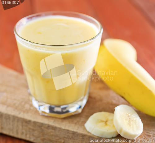 Image of banana yogurt