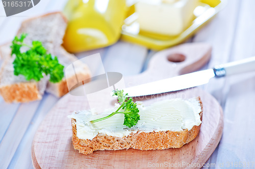 Image of bread with butter