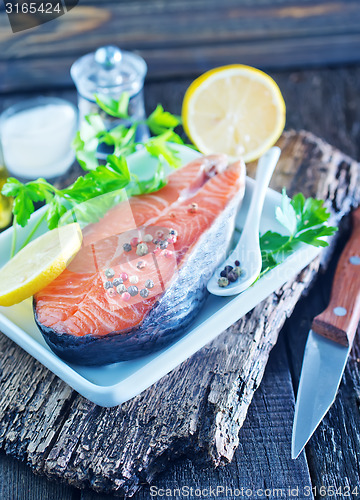 Image of raw salmon