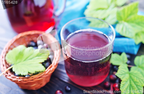 Image of black currant juice