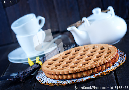 Image of Homemade cherry pie 