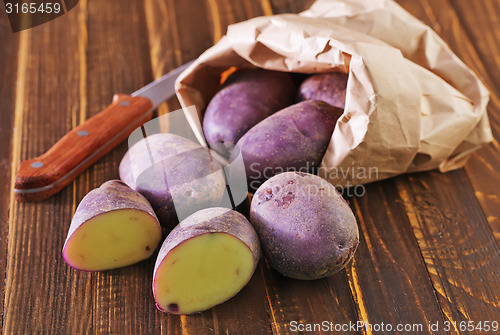Image of raw potato