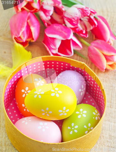 Image of easter eggs