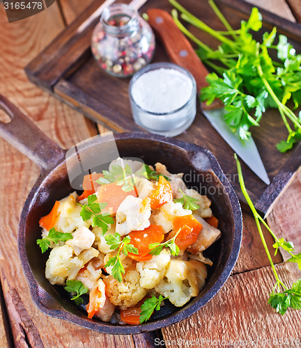 Image of fried vegetables