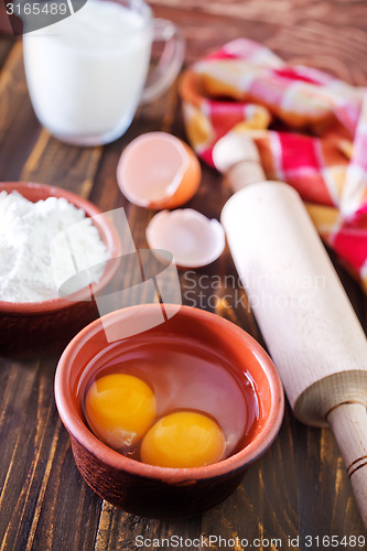 Image of ingredients for dough