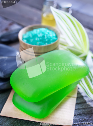 Image of soap and salt
